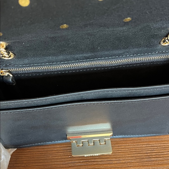 NWT ZAC Zac Posen Black Crossbody with Pearl Accents - Picture 6 of 8